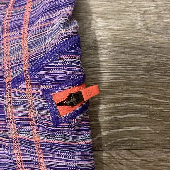 Lululemon Run Top Speed Crop Space Dye Sz 6 - Picture 4 of 8